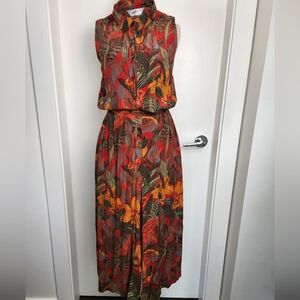 Vintage Sleeveless Wide Leg Jumper